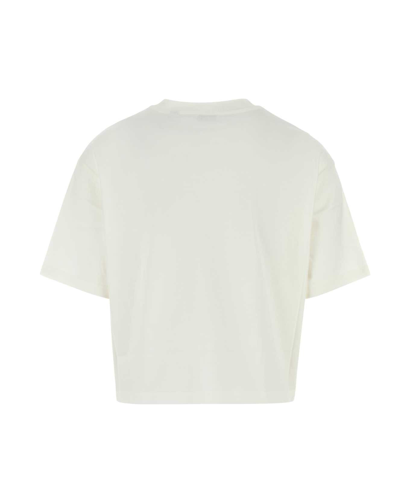 White Cotton T-shirt - 2