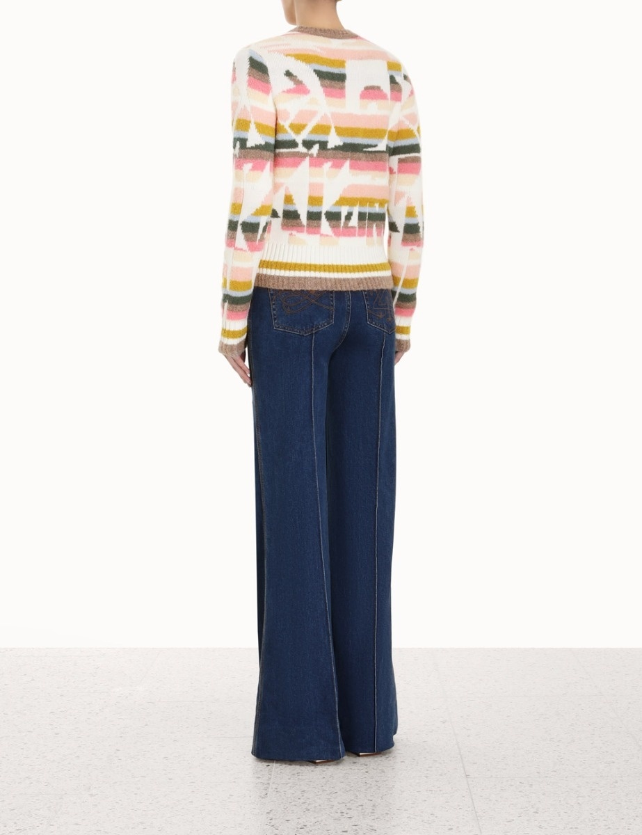 LYRICAL JACQUARD SWEATER - 4
