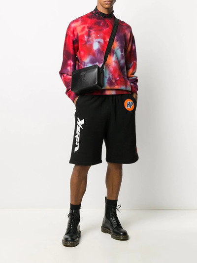 Heron Preston Techno logo track shorts outlook