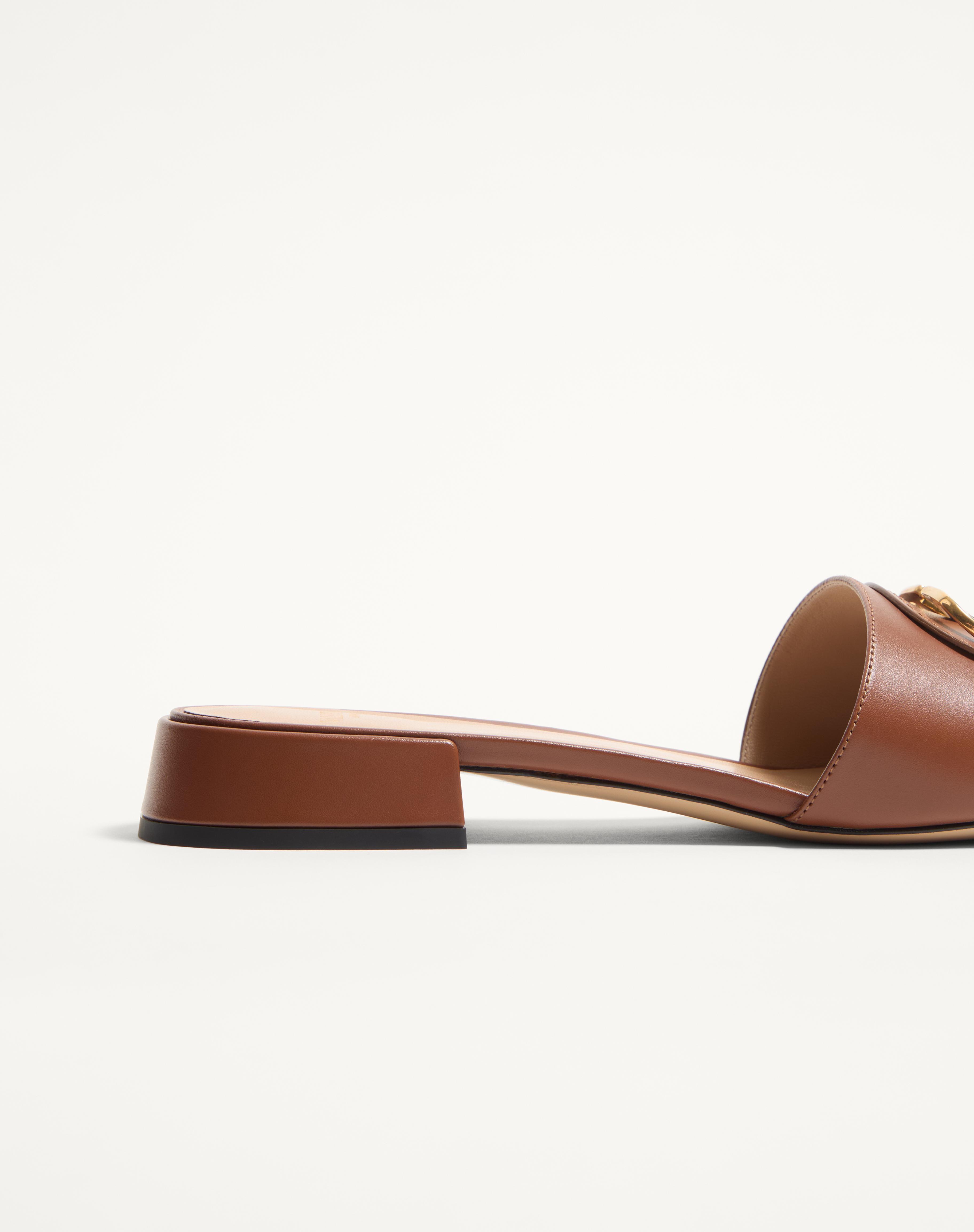 VLOGO SIGNATURE SLIDE SANDAL IN CALFSKIN 20MM - 7