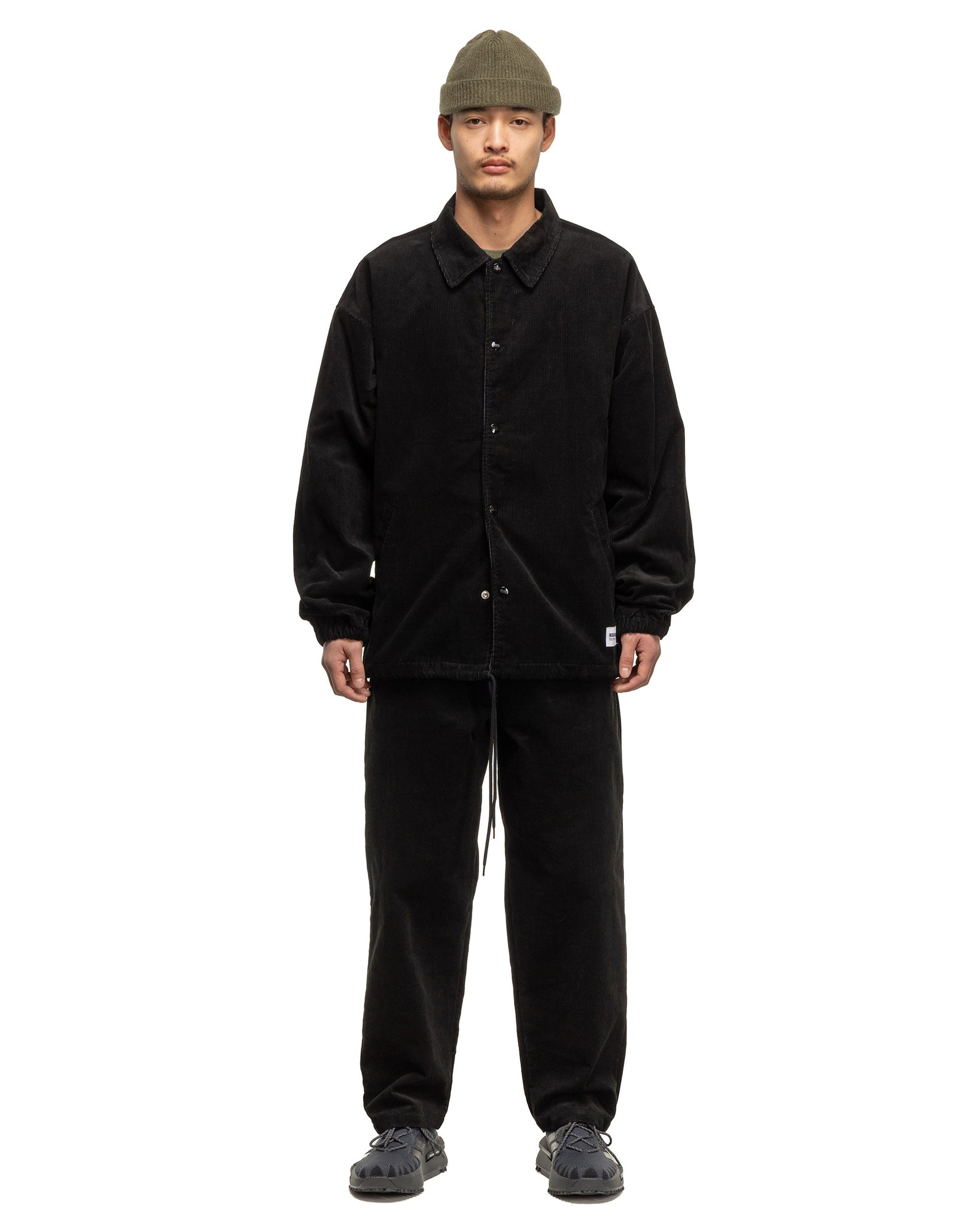 NEIGHBORHOOD Corduroy Windbreaker Jacket Black | havenshop