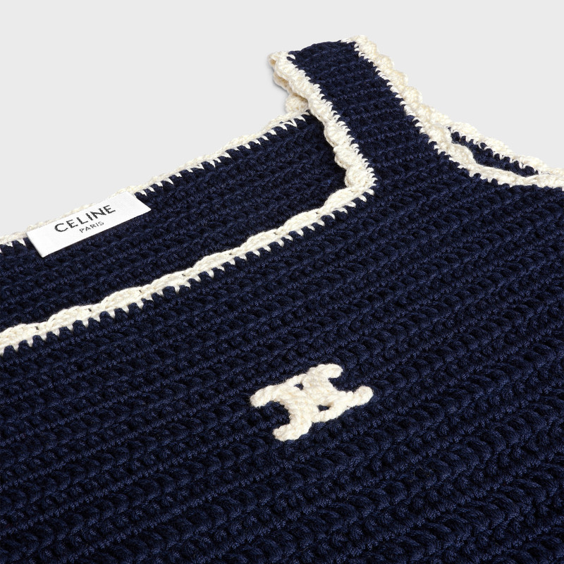 mini dress IN crocheted cotton 3