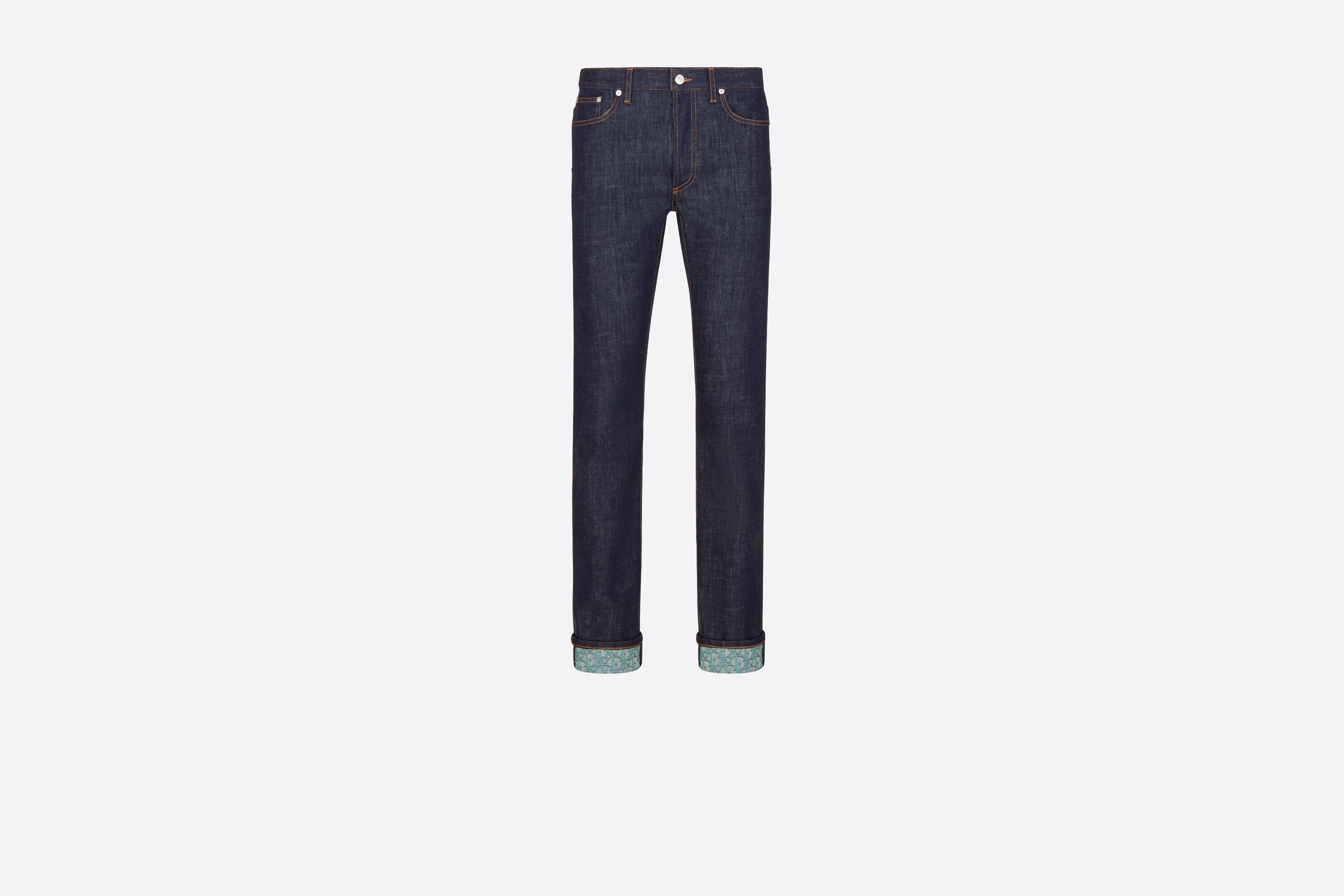 Slim-Fit Dior Oblique Pixel Jeans - 1