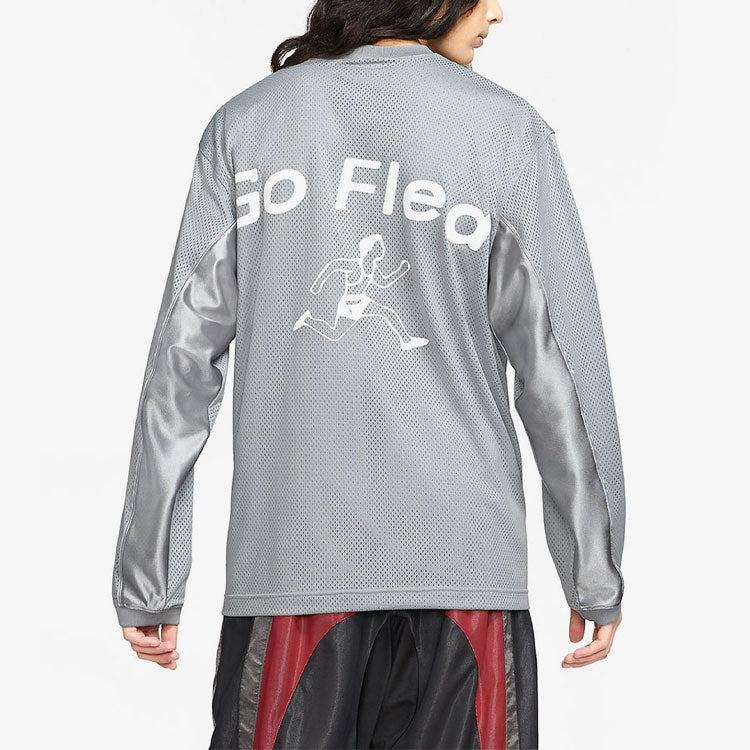 Nike x Cactus Plant Flea Market Go Flea Long-Sleeved Jersey Top Gray DD4763-073 - 5