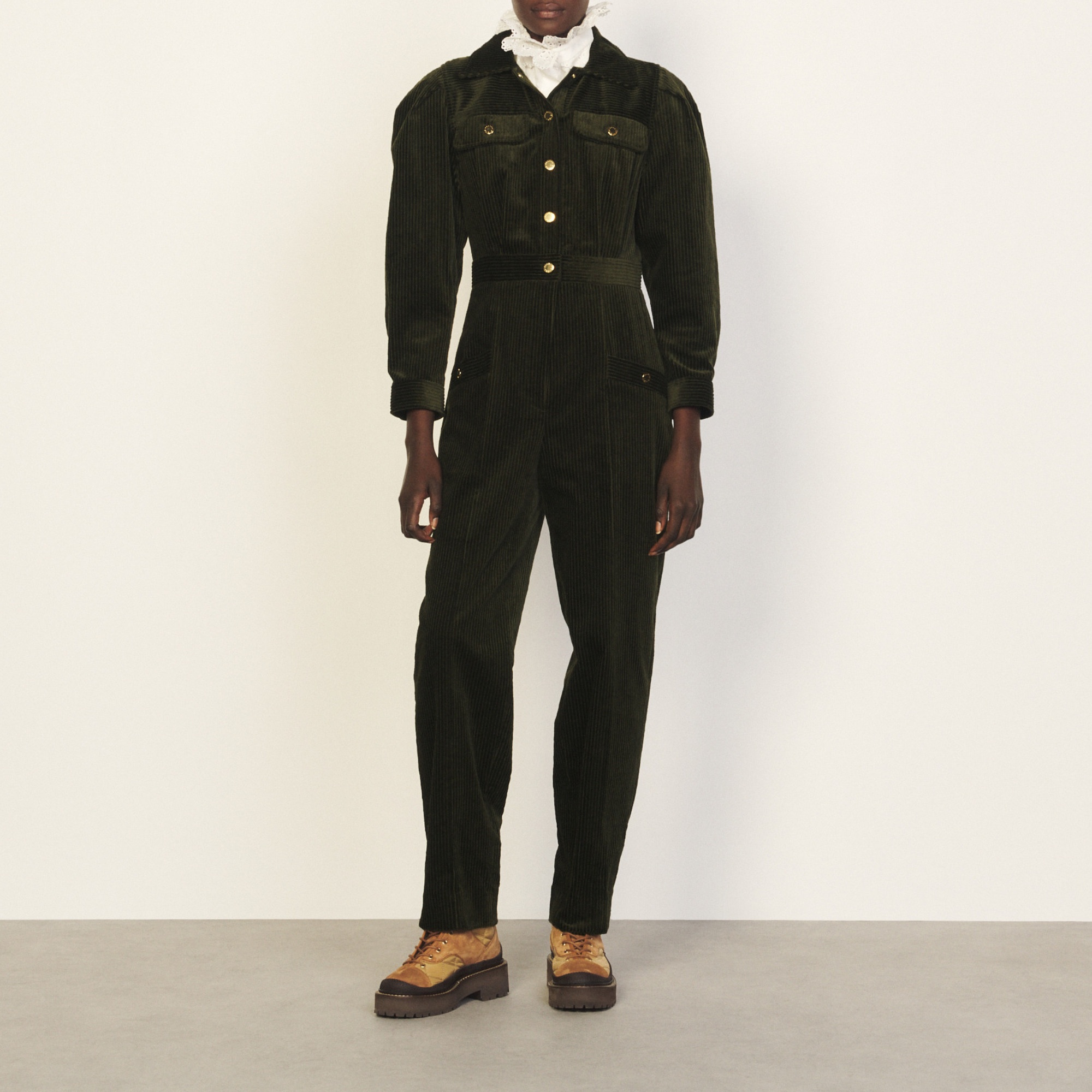 Corduroy jumpsuit - 1