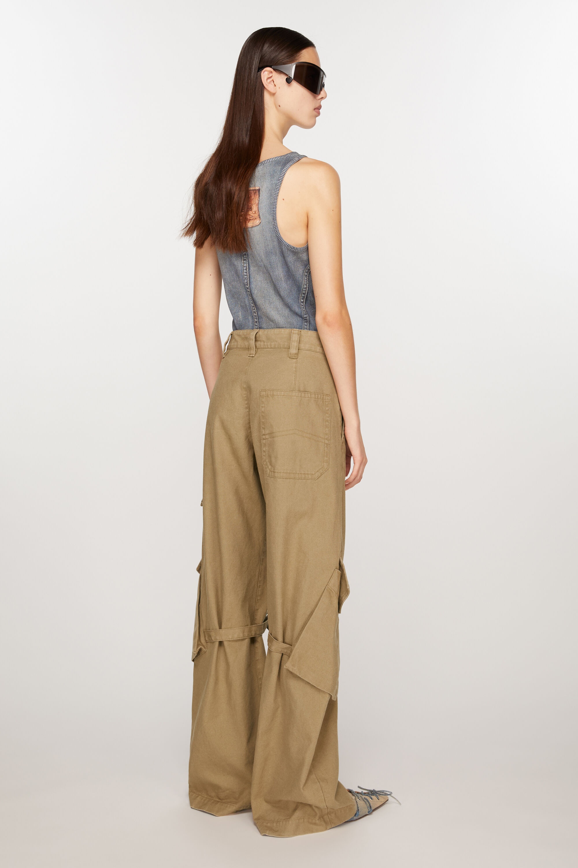 Cargo trousers - Cold beige - 4