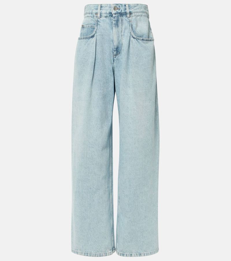 Rachelle mid-rise wide-leg jeans - 1