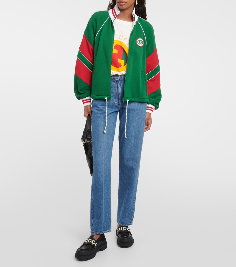 GUCCI Logo leather loafers outlook