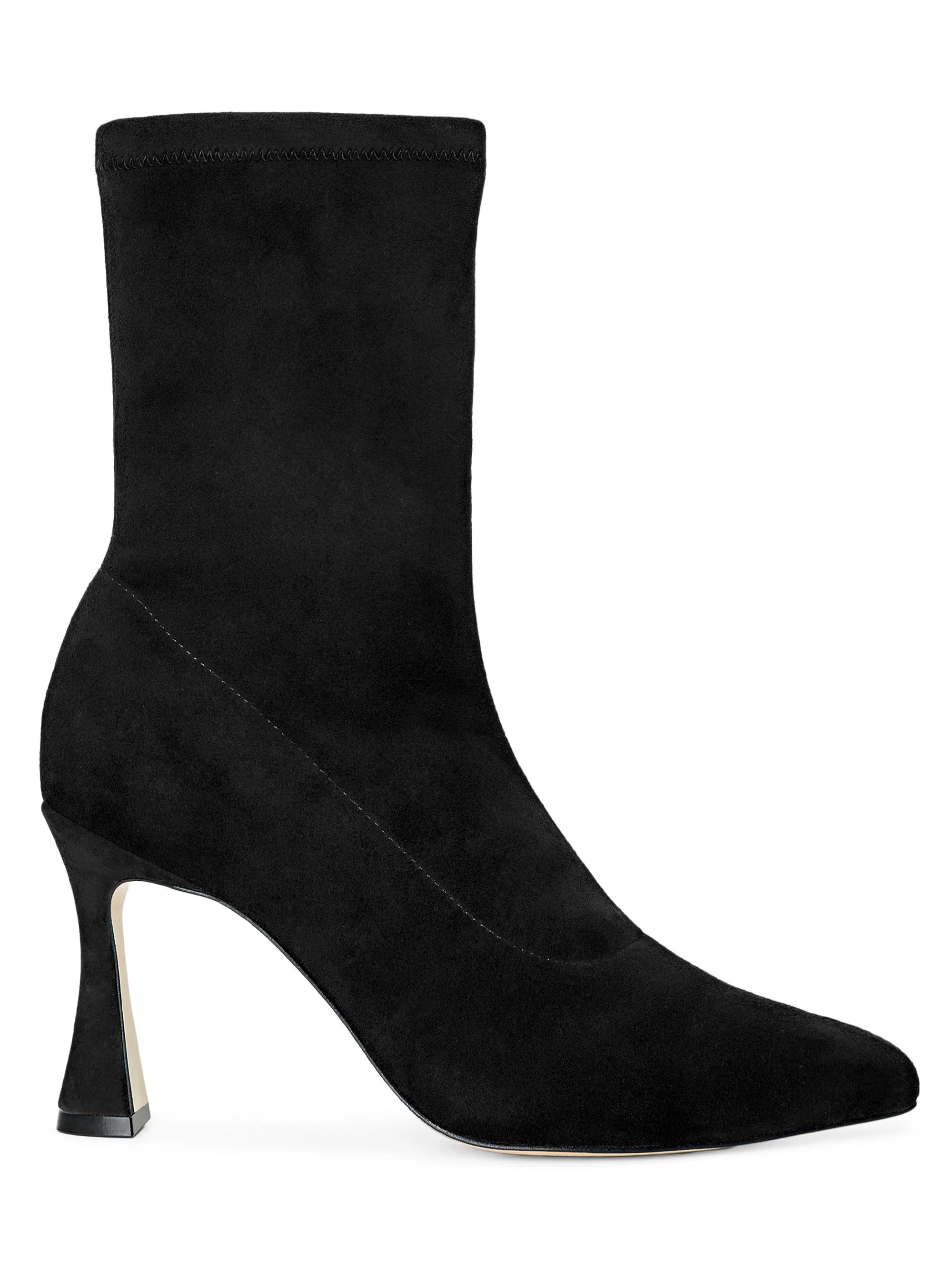Women's Severine 90MM Suede Mules - Black Suede - 1