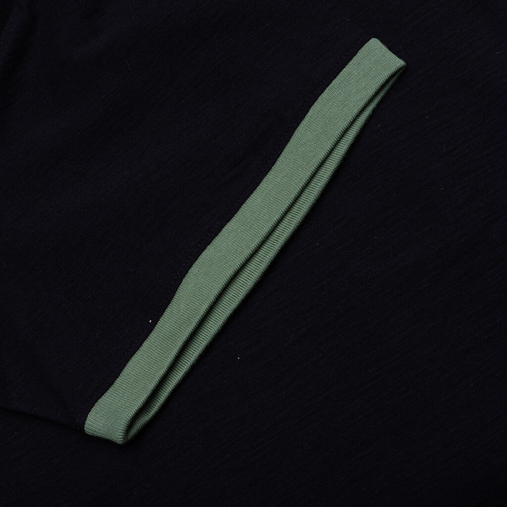 RECORD S/S KNIT SHIRT- BLACK - 3