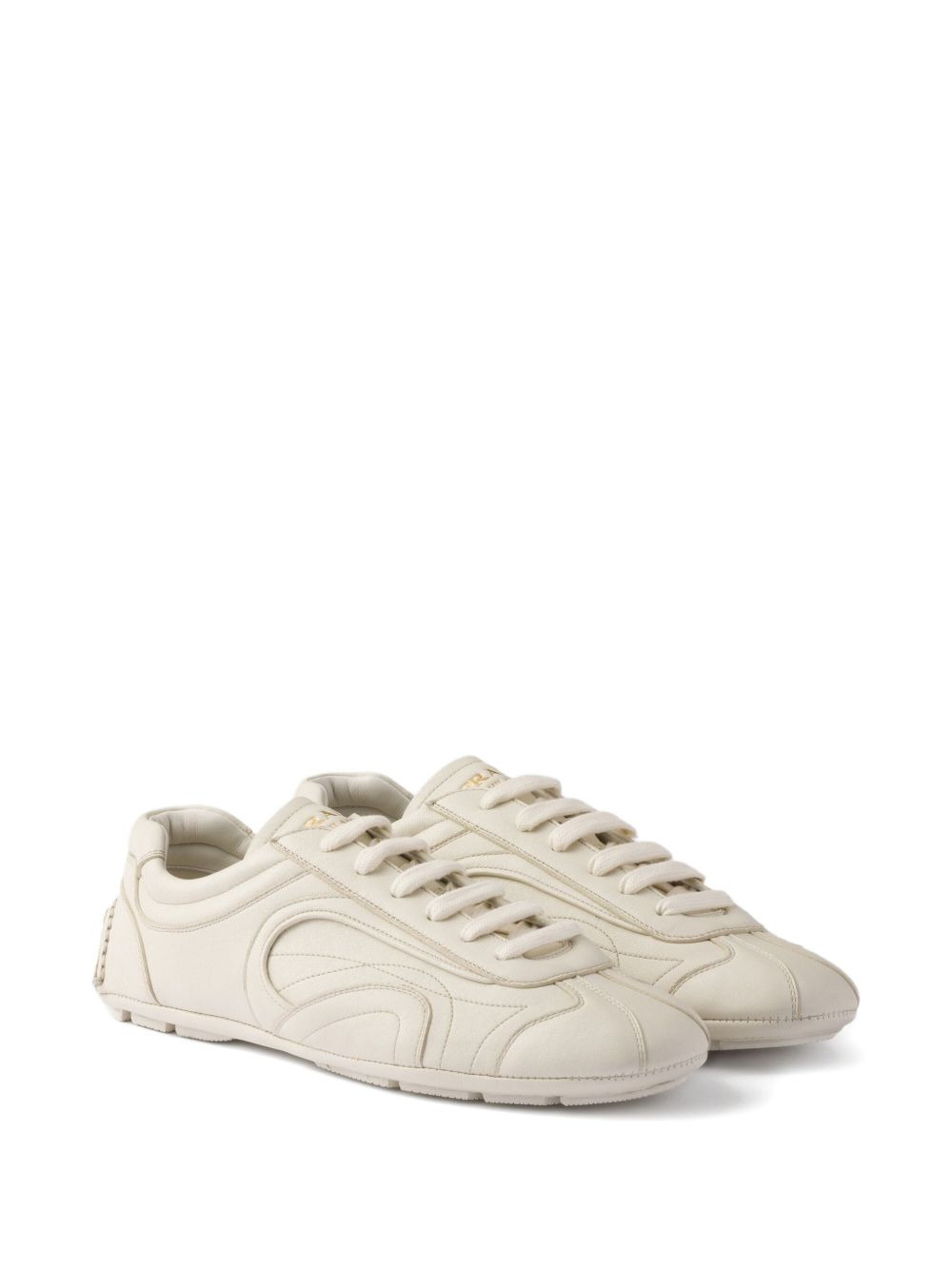 Antiqued nappa leather sneakers - 2