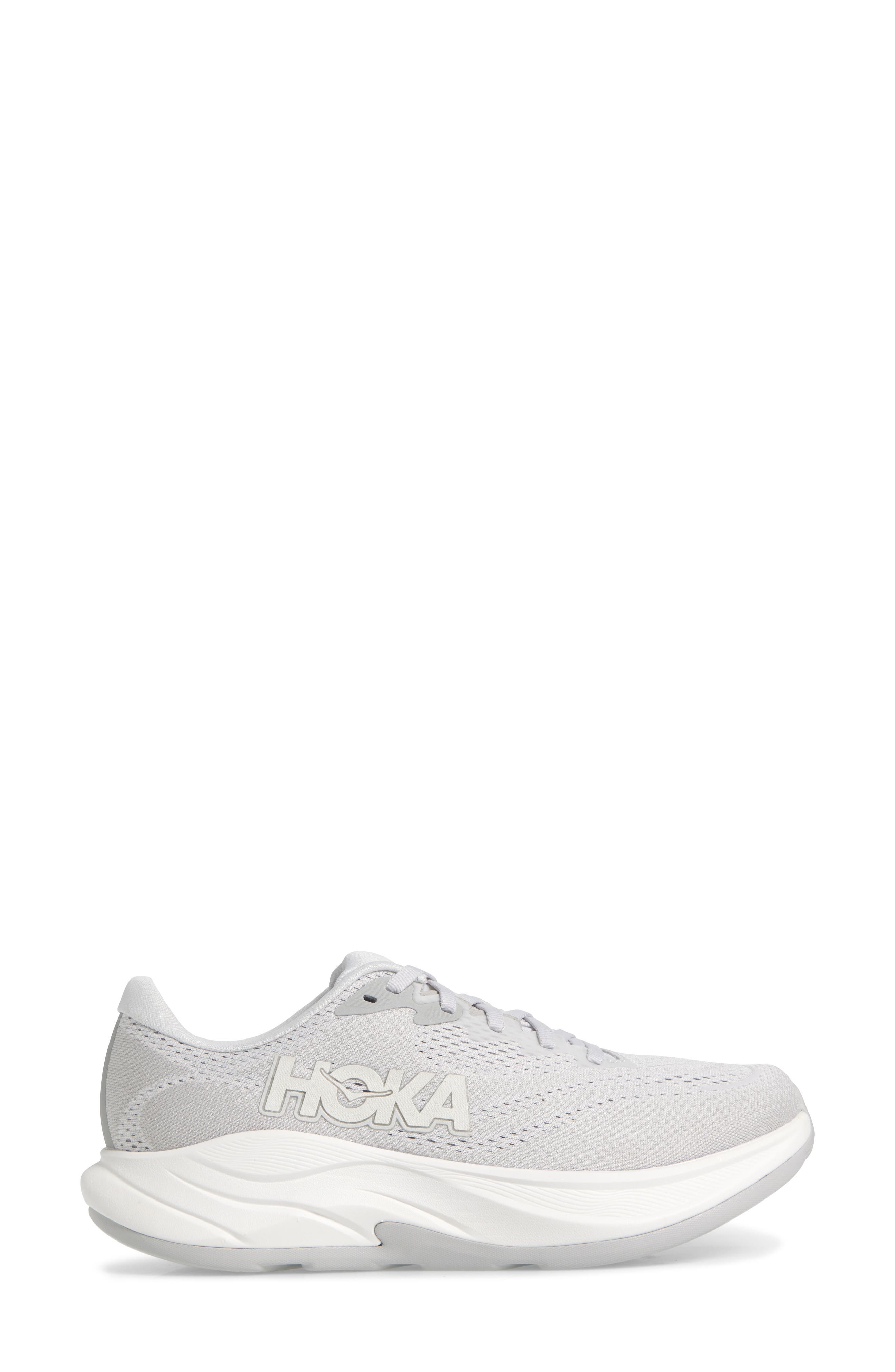 HOKA Rincon 4 Running Shoe in Stardust /Cosmic Grey at Nordstrom - 3