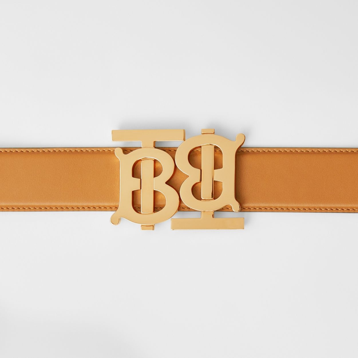 Double Monogram Motif Leather Belt - 2