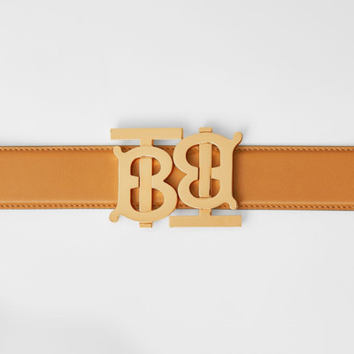 Burberry Double Monogram Motif Leather Belt outlook