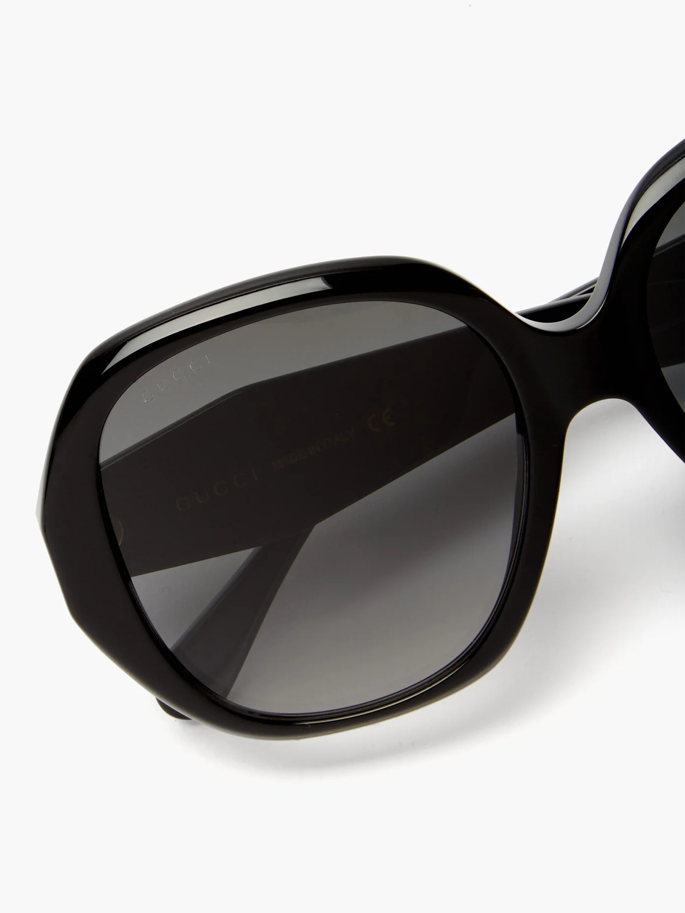 Oversized round acetate sunglasses - 3