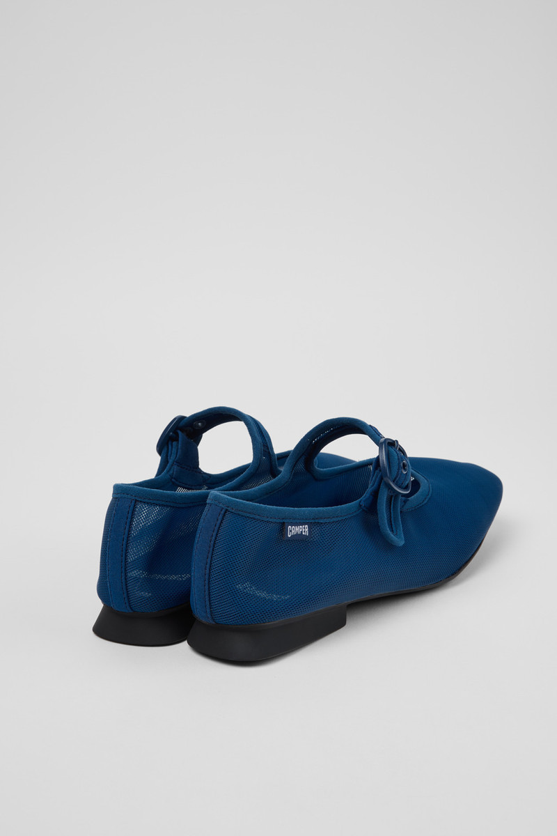 CAMPERLAB Blue Textile Ballerinas for Women. outlook