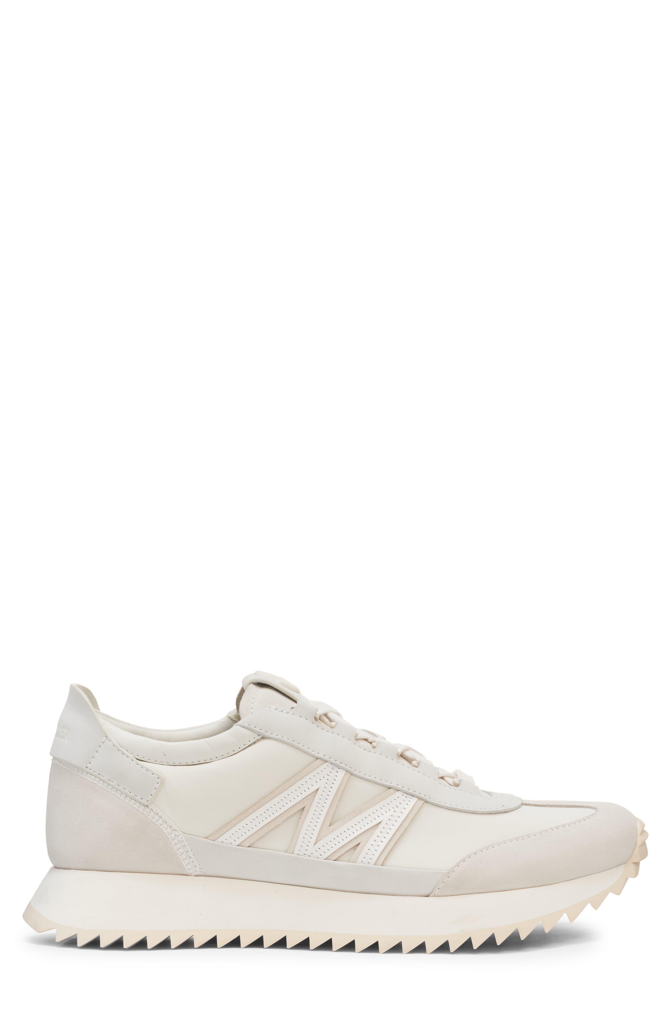 Moncler Pacey 2 Low Top Sneaker in Lily White at Nordstrom - 3