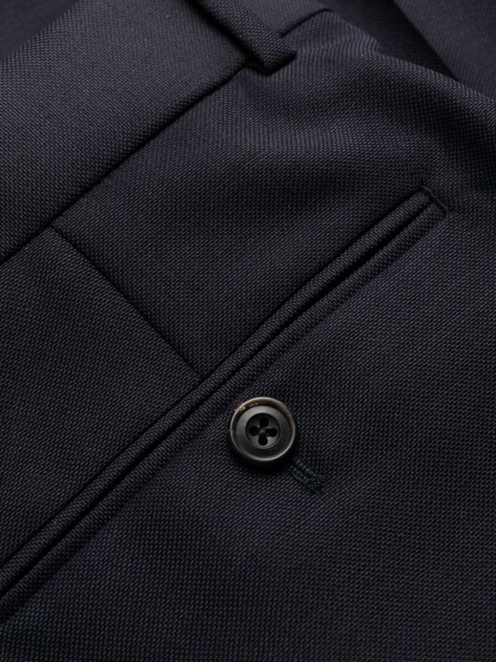 wool-blend straight-leg trousers - 6
