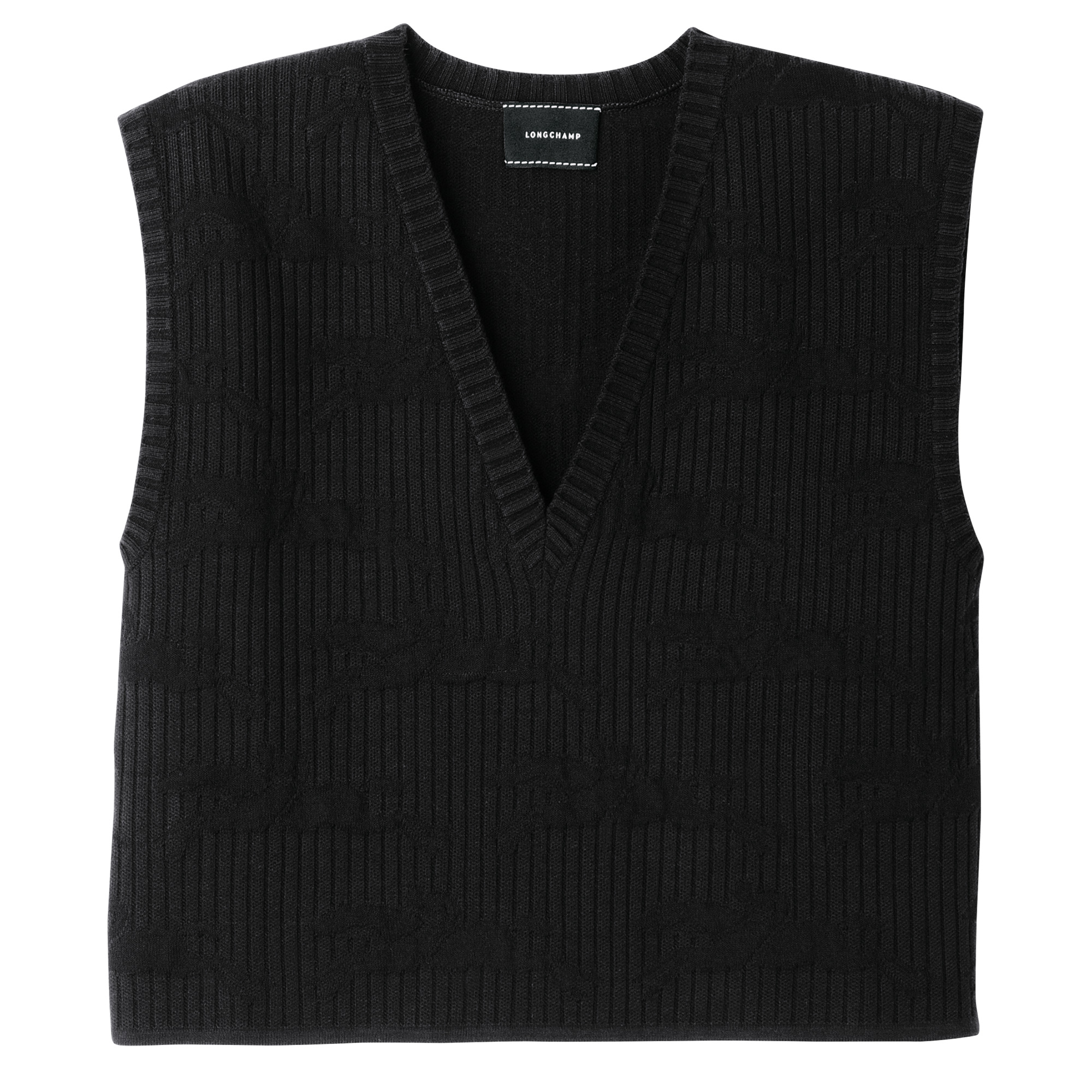 Sleeveless sweater Black - Knit - 1