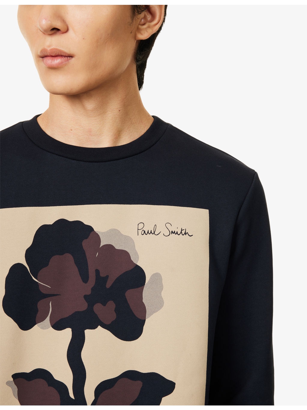 Regular-Fit Graphic-Print Cotton-Jersey Sweatshirt - 5