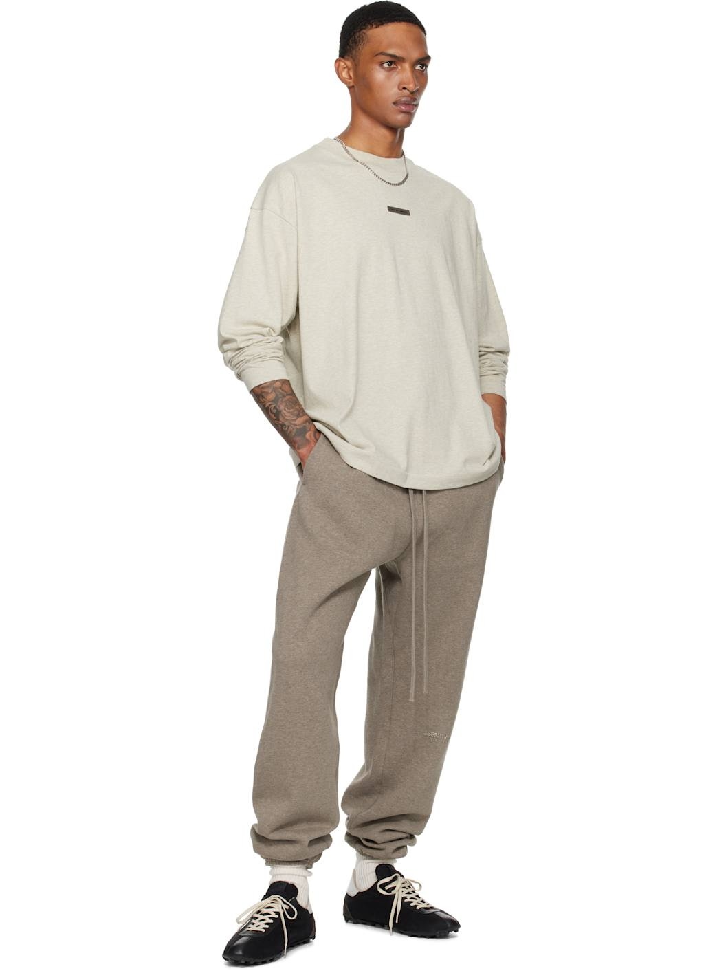 Brown Vintage Fleece Sweatpants - 4