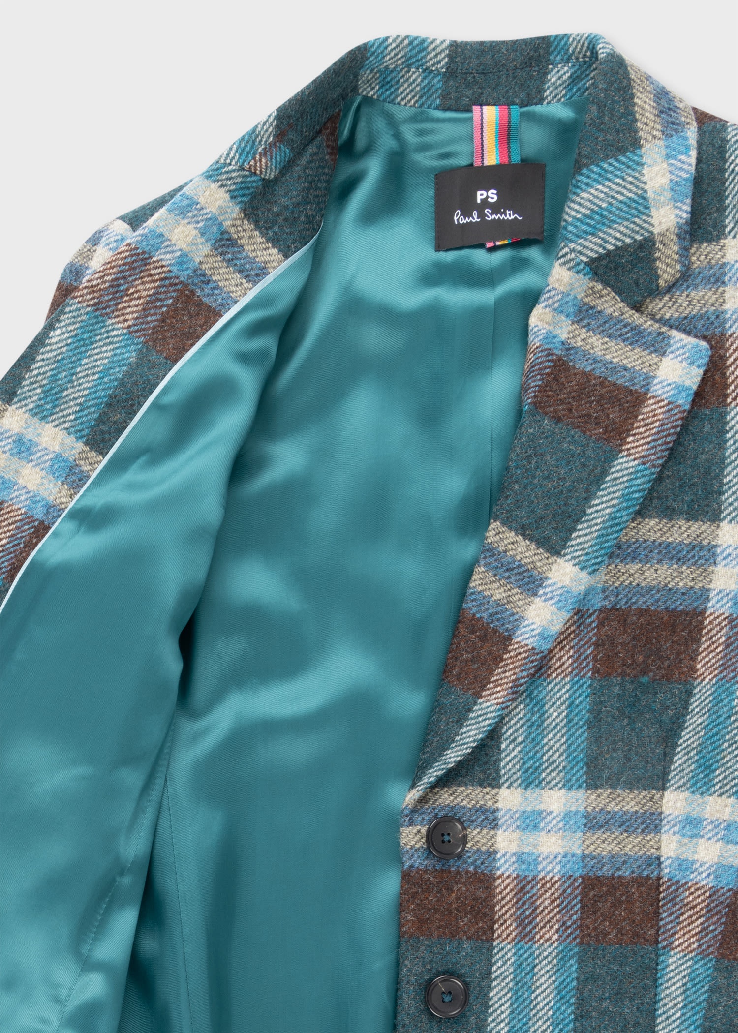 Tartan Wool Epsom Coat - 4