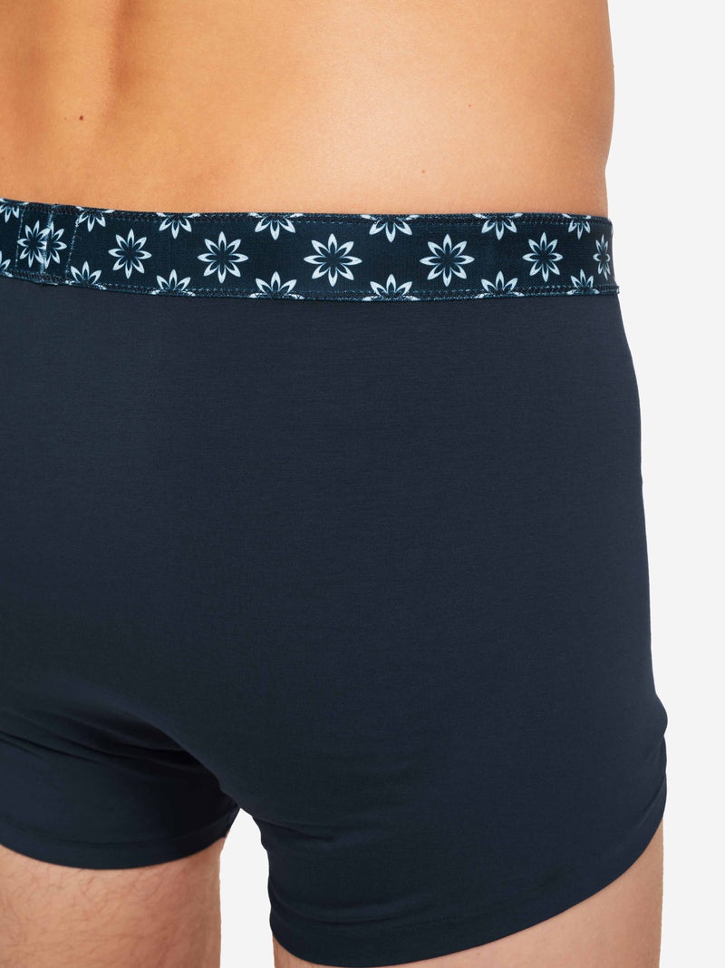Men's Boxer Briefs Band 54 Pima Cotton Stretch Navy - 6