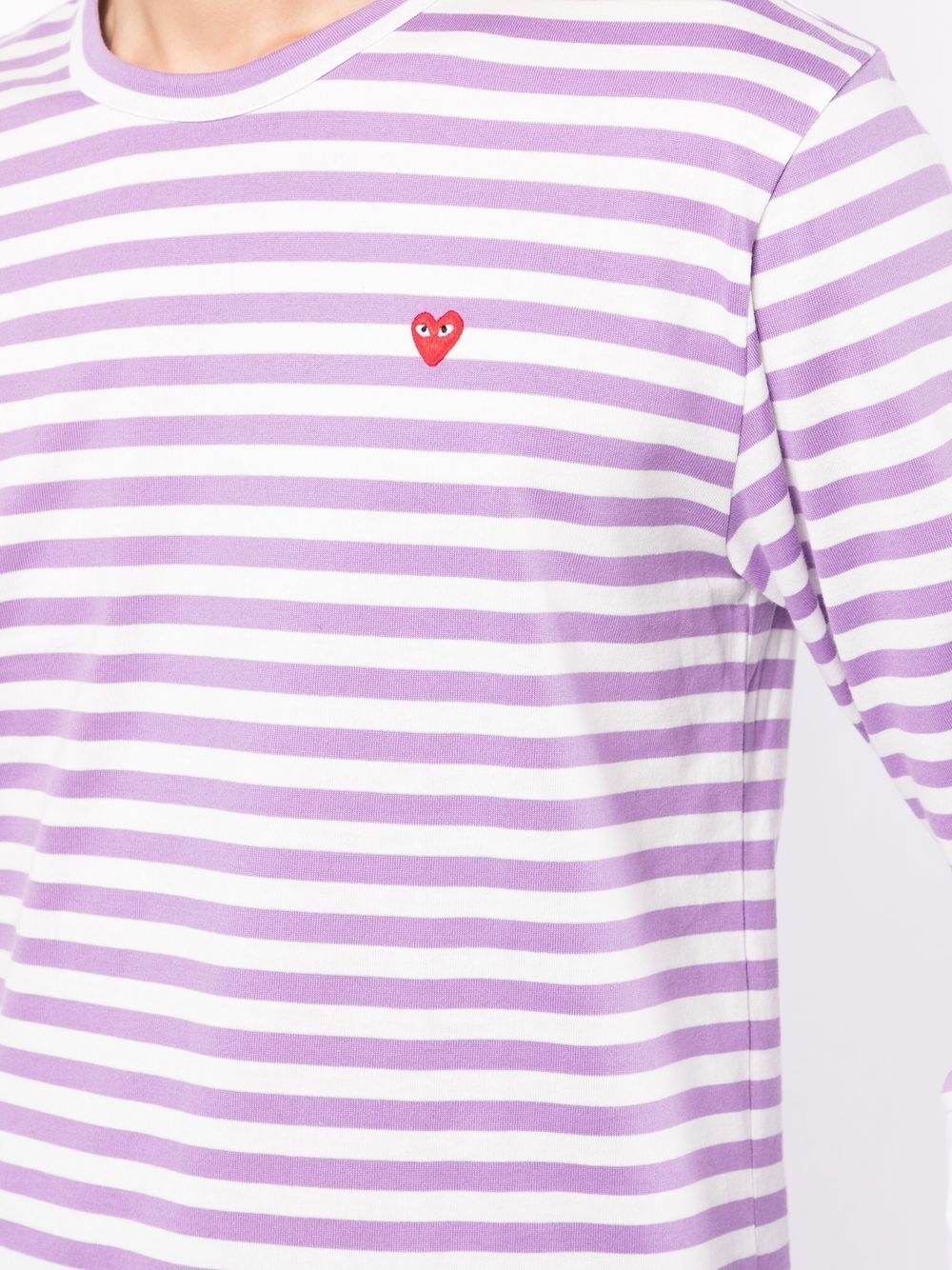 long-sleeve striped T-shirt - 5