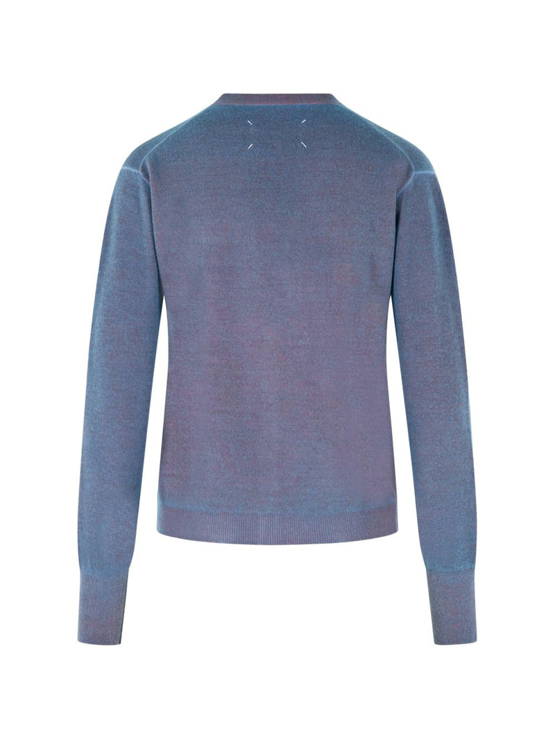 Maison Margiela patch-pocket V-neck cardigan outlook