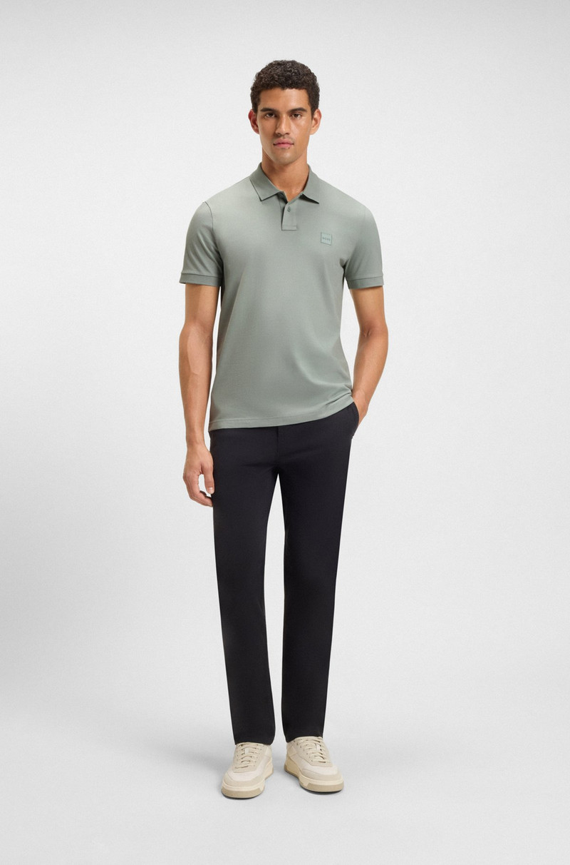 BOSS EXTRA-SLIM-FIT STRETCH-COTTON SHIRT WITH LOGO TAPE outlook