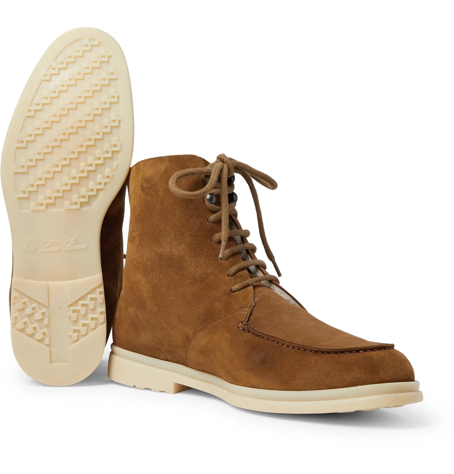 Walk and Walk Shearling-Lined Suede Boots - 3