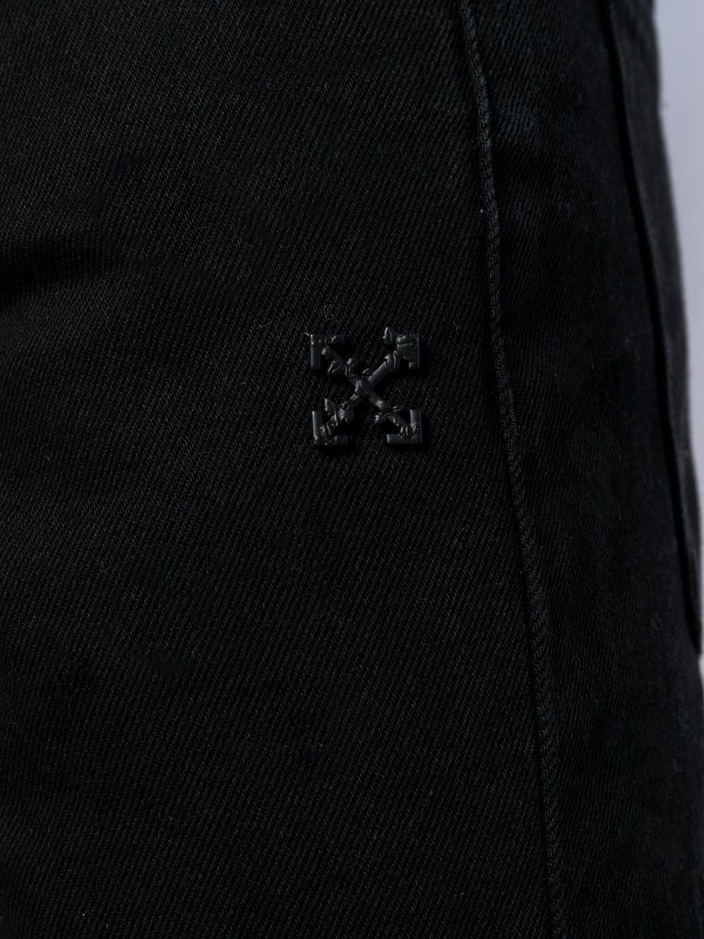 embroidered arrows logo trousers - 6