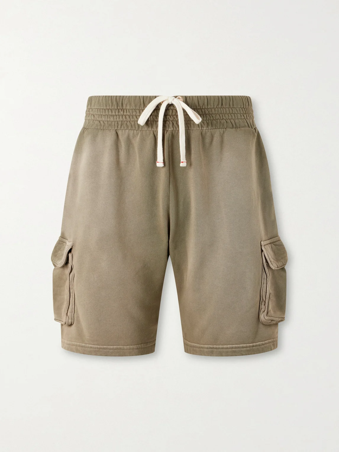 Yacht Straight-Leg Cotton-Jersey Cargo Shorts - 1