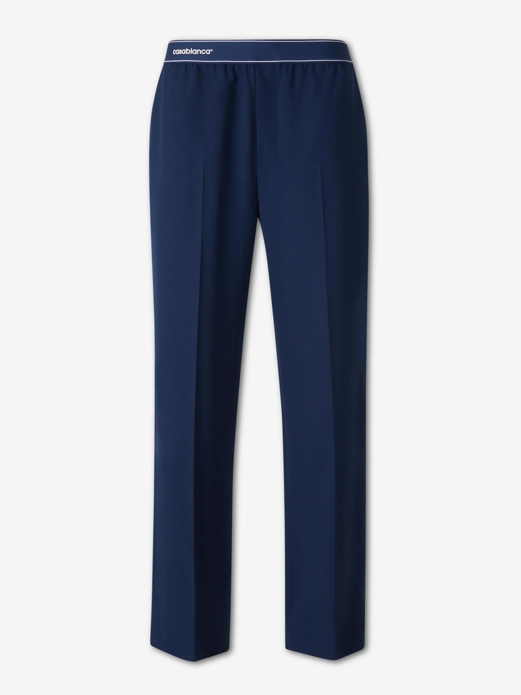 STRAIGHT WOOL TROUSERS - 1