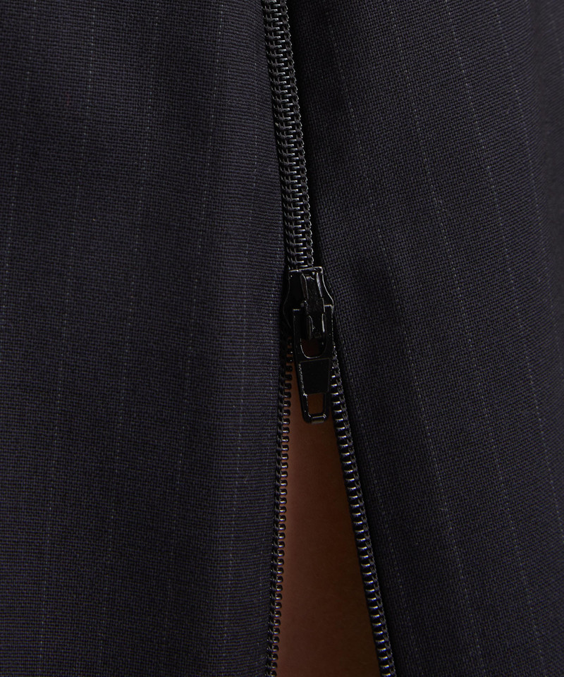 Lumieti Dark Grey Pinstripe Mini Skirt 5