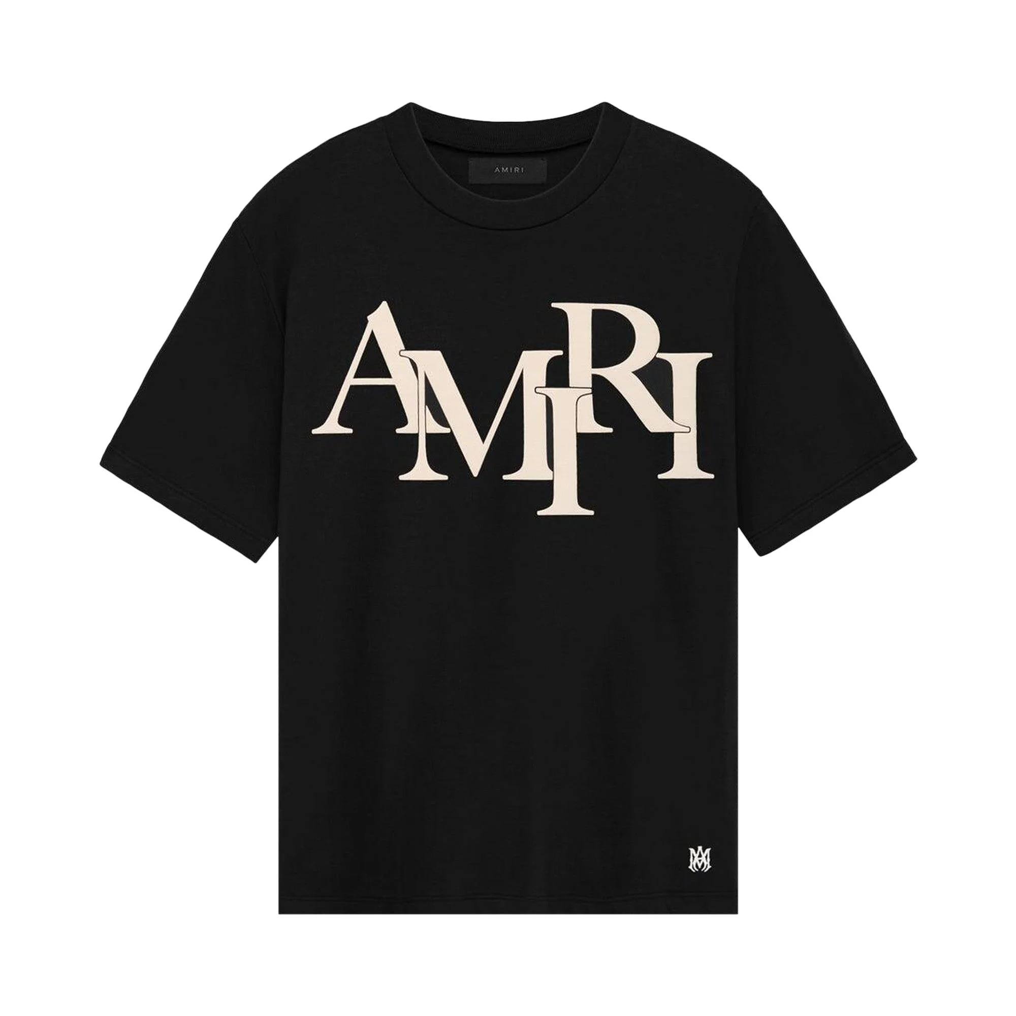 Amiri Staggered Tee 'Black' - 1