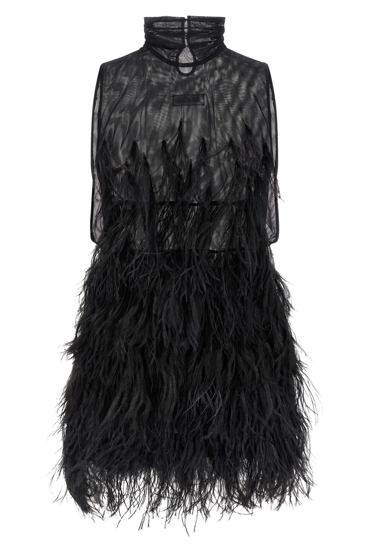 Ostrich feather dress - 1