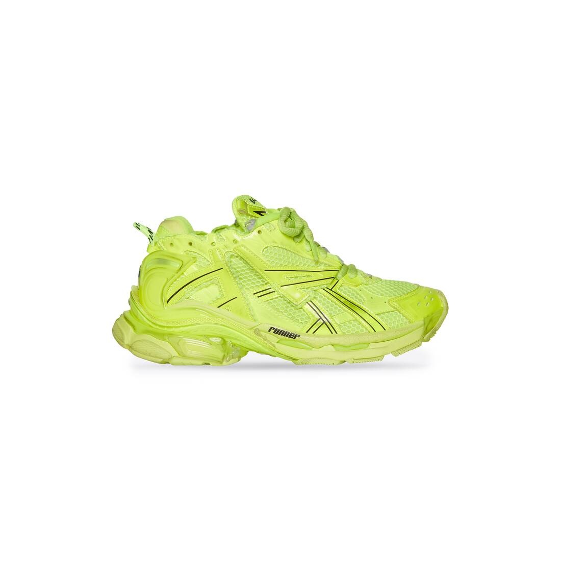 Men's Runner Sneaker in Yellow - 1