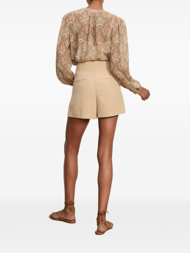 Gables pleated shorts 3