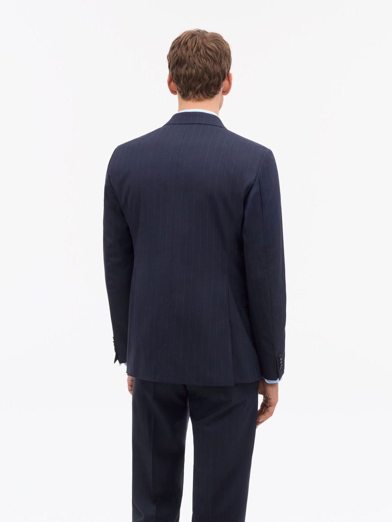 Justin Pinstriped Wool Jacket 3