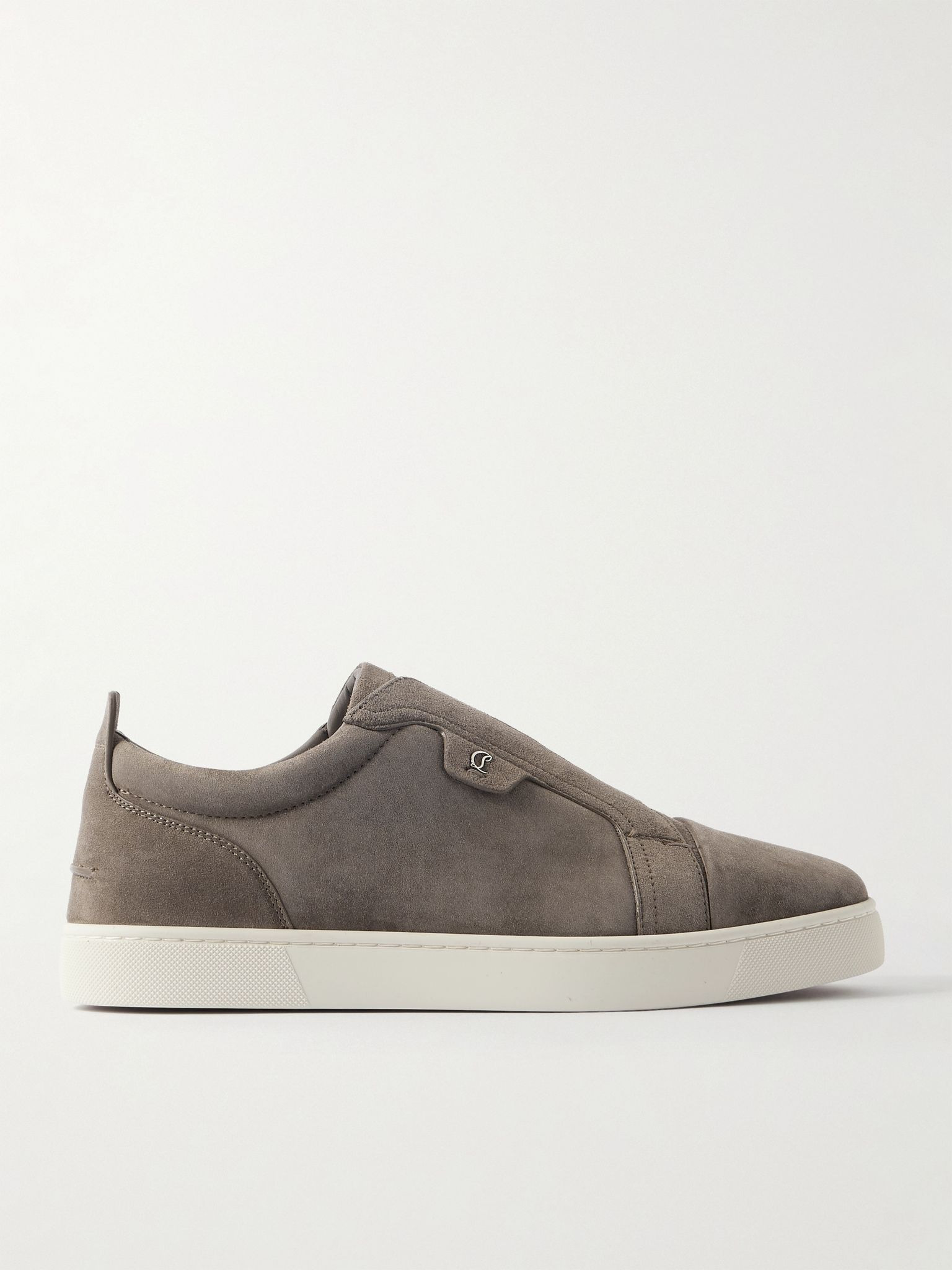 St Louis Suede Slip-On Sneakers Gray - 1
