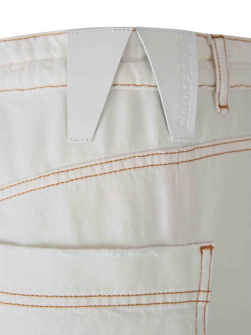cotton-blend straight jeans - 7