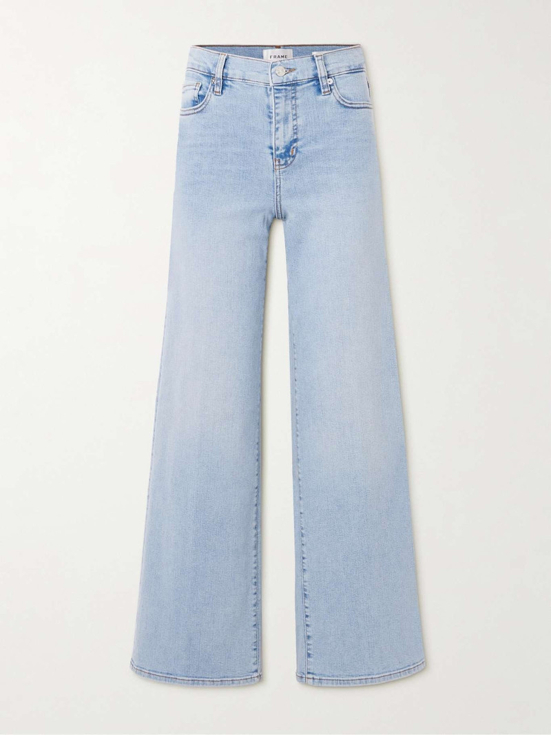 Le Slim Palazzo straight-leg jeans Light denim 1
