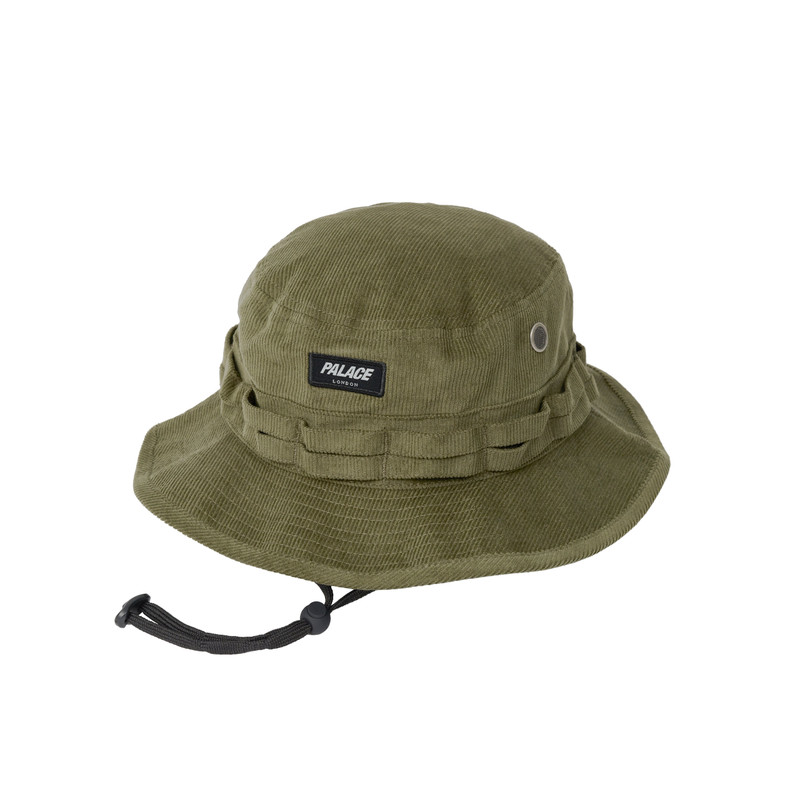 PALACE LONDON CORD BOONIE THE DEEP GREEN 1