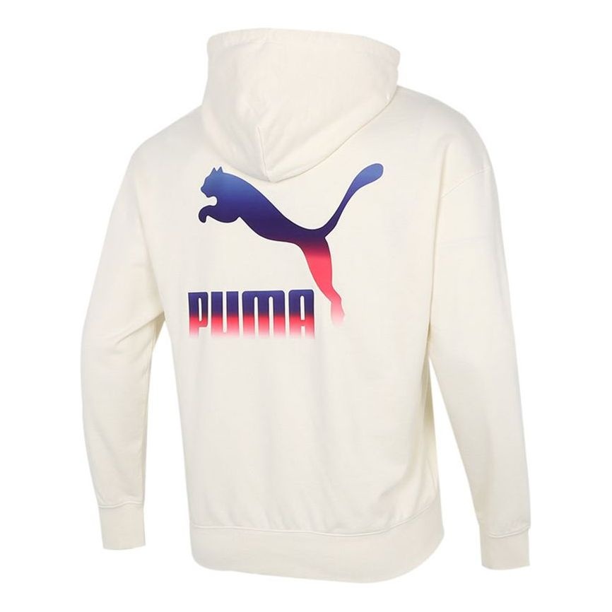 PUMA Logo Hoodie 'Cream' 534443-73 - 2