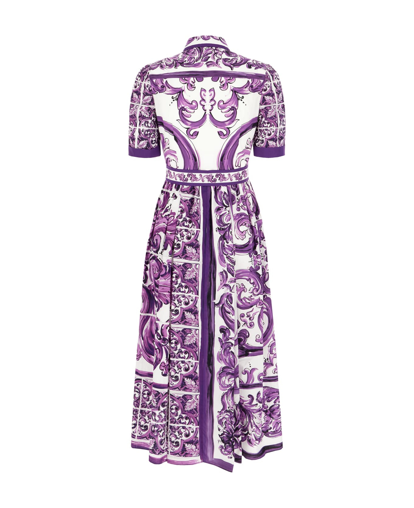 Printed Poplin Shirt Dress - 2