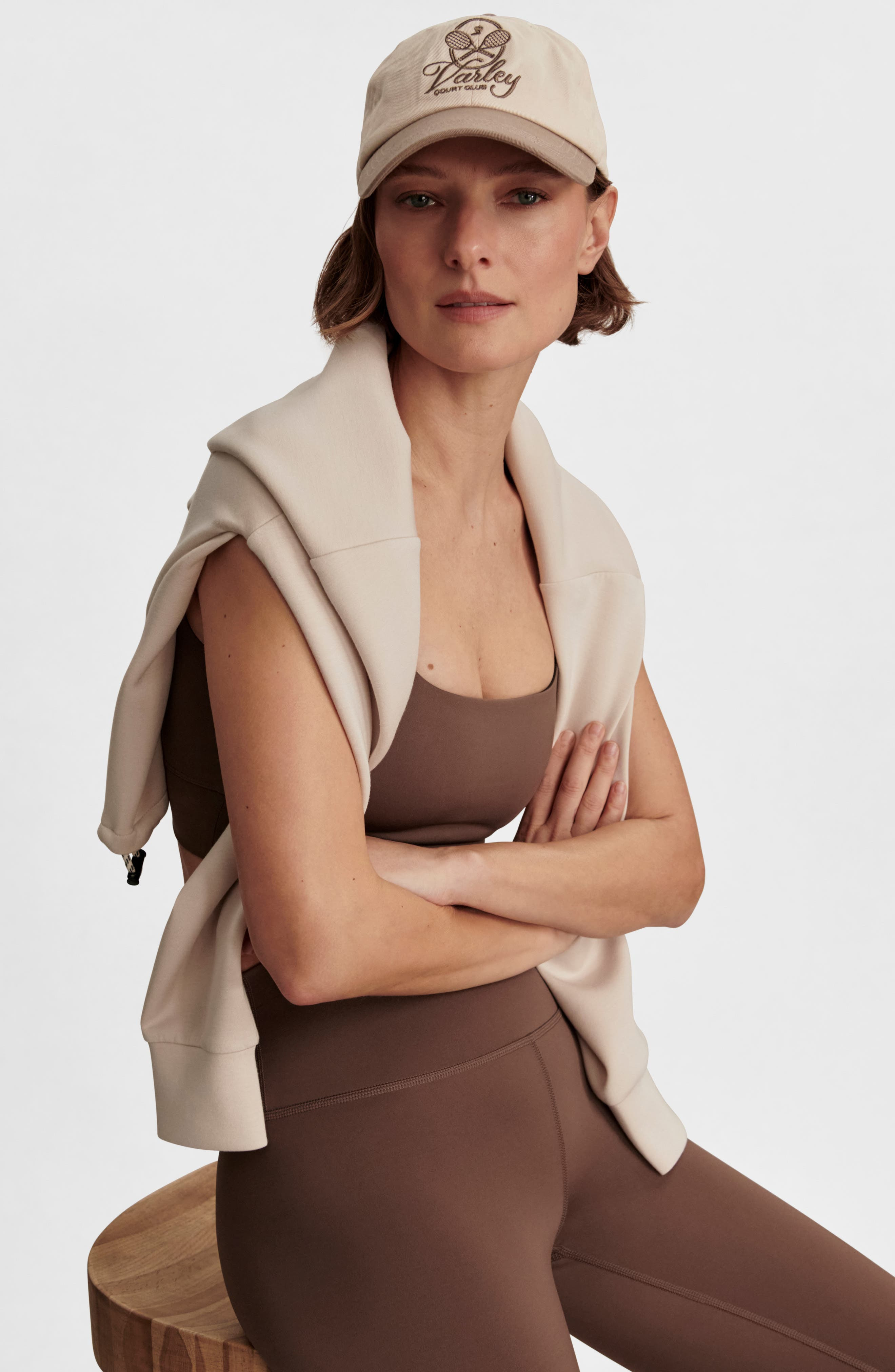Varley Assure Cori Sports Bra in Coffee Quartz at Nordstrom - 5