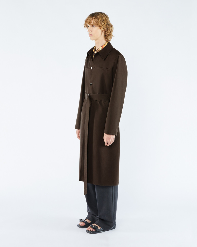KILAN - Water-repellent wool coat - Dark brown 3