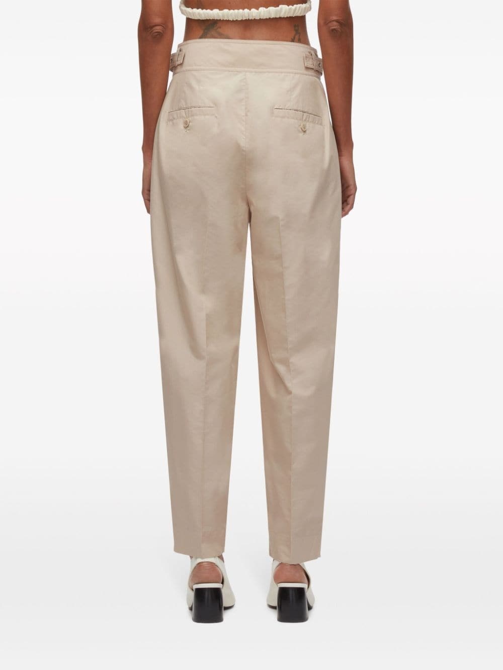 buckled tapered trousers - 5