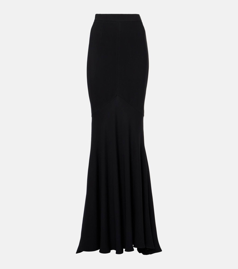 Crêpe maxi skirt - 1